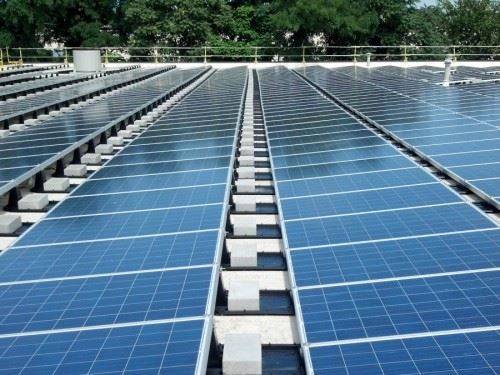 Ballasted Solar Mounting Structure 2