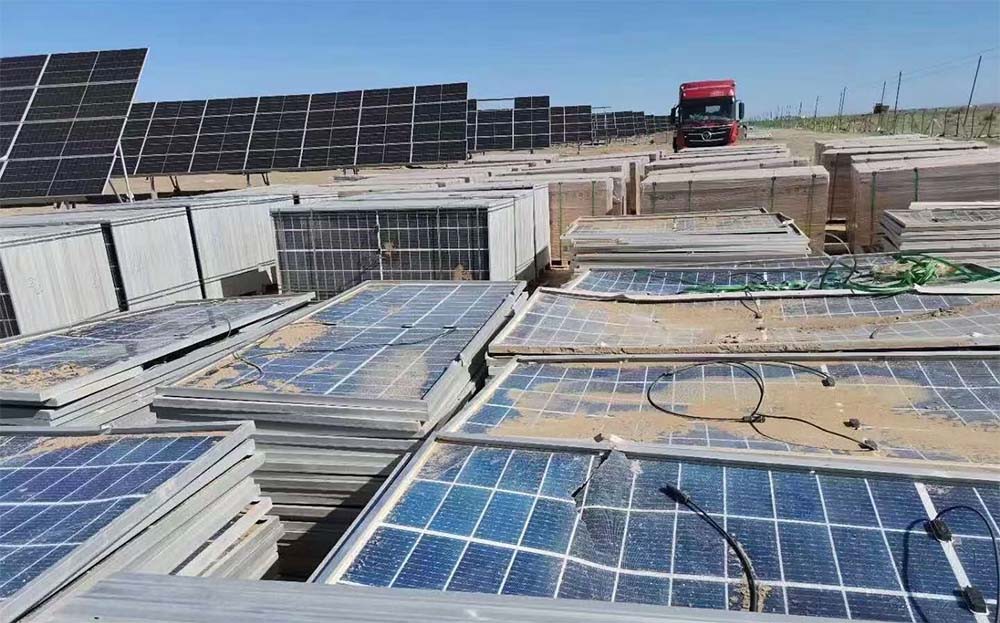 End life solar panel