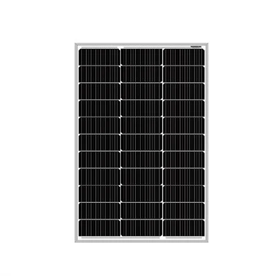 Monokrystallinsk solcellepanel med høj effektformørkelse